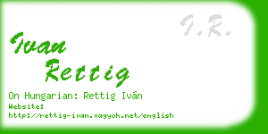 ivan rettig business card